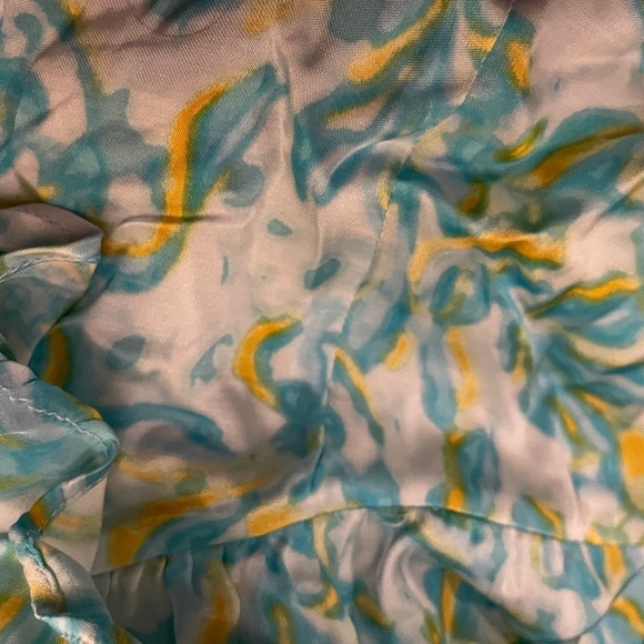 Brand New COREY LYNN CALTER SILKY RUFFLE WIDE-LEG JUMPSUIT - Picture 9 of 10